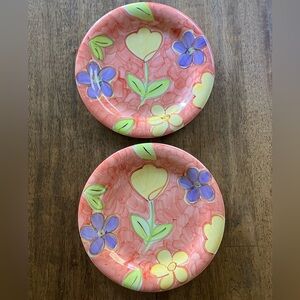 Savannah by Tabletops Unlimited Floral Orange Dinner Dishes